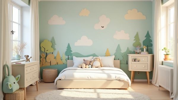 Transformez la chambre de votre enfant avec du papier peint original